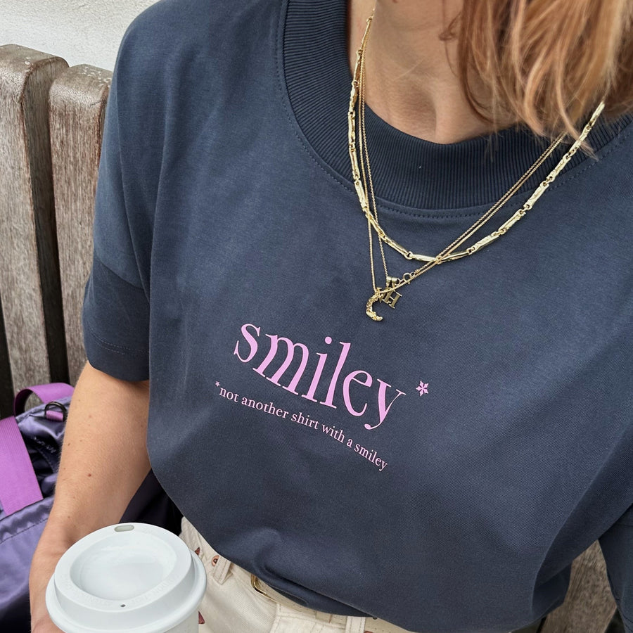 The Not Another Smiley Tee - Grey