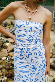 The Camille Dress - Blue Sky